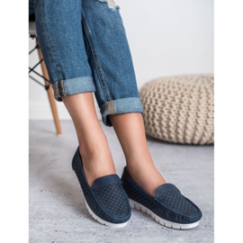 Vinceza Marineblå loafers 1