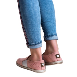 Mckeylor Suede Slipons lyserød 2