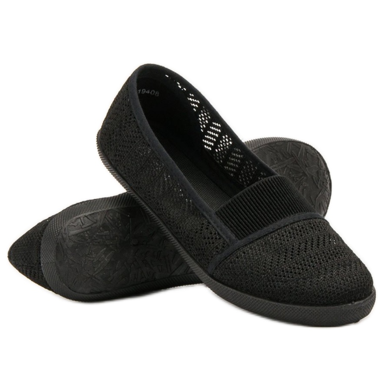Mckeylor Tekstil ballerinaer sort 1