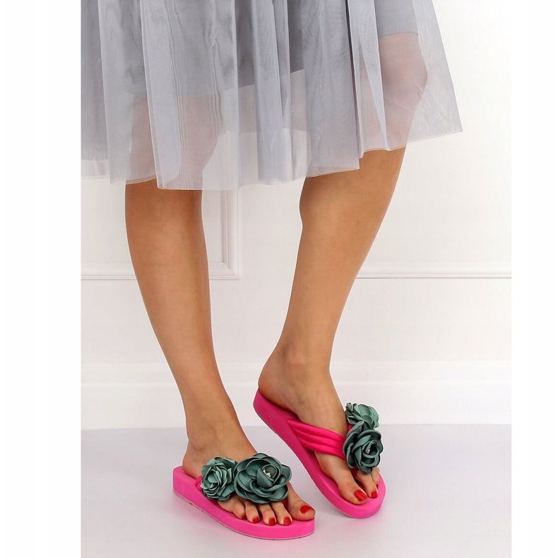 Fuchsia flip-flops TS-33 Rose lyserød 2