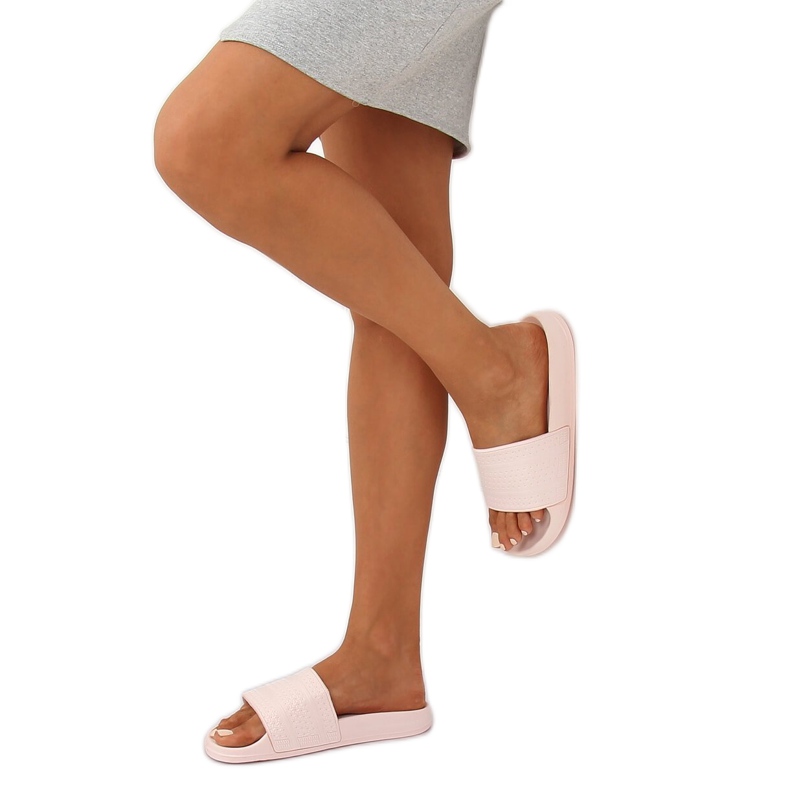 Lyserøde skumtøfler J10761 Pink 1