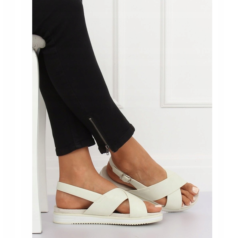 Hvide damesandaler 1495 Hvid 1