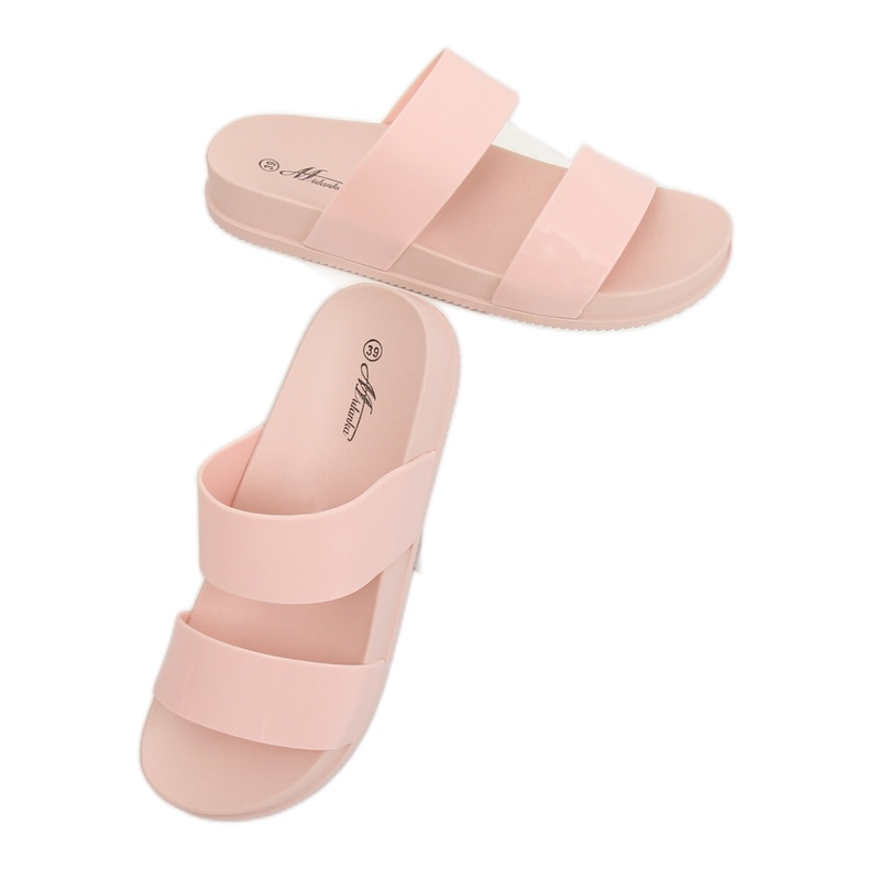 Lyserøde tøfler til kvinder TS-23 Pink 1