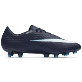 Nike Hypervenom Phelon Iii Fg M 852556-414 fodboldstøvler marineblå marineblå 1