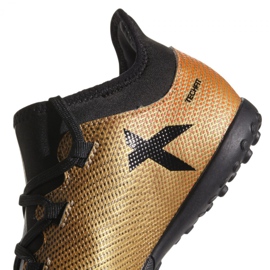 Adidas X Tango 17.3 Tf Jr CP9024 fodboldstøvler gylden gylden 3