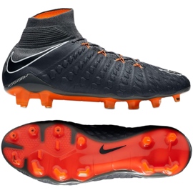 Nike Hypervenom Phantom 3 Elite Df Fg M AH7270-081 fodboldstøvler grå grå 3