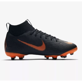 Nike Mercurial Superfly 6 Academy Gs Mg Jr AH7337-081 fodboldsko sort sort 1