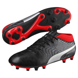 Fodboldstøvler Puma One 18.4 Fg M 104556 01 sort sort 1