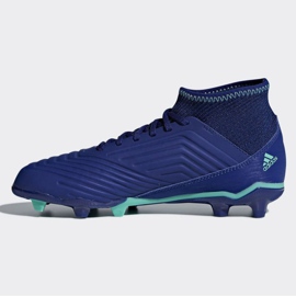 Adidas Predator 18.3 Fg Junior CP9012 fodboldstøvler blå blå 1
