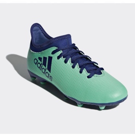 Adidas X 17.3 Fg Jr CP8993 fodboldstøvler flerfarvet blå 3