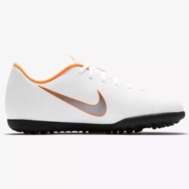 Nike Mercurial VaporX 12 club Tf Gs Jr AH7355-107 fodboldsko flerfarvet hvid 1
