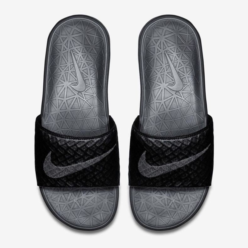 Tøfler Nike Benassi Solarsoft Slide 705474-091 sort 1