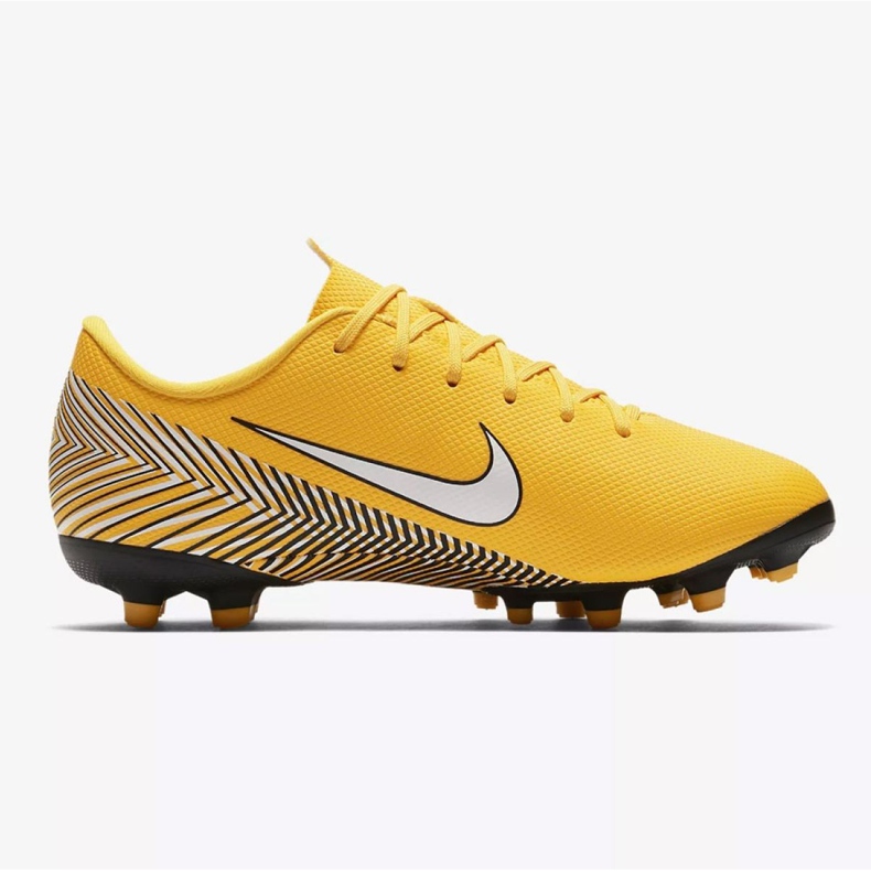 Nike Mercurial Vapor 12 Academy Neymar Mg Jr AO2896-710 fodboldsko flerfarvet gul 1