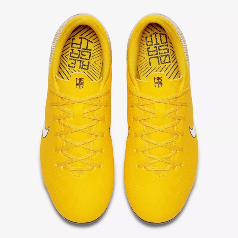 Nike Mercurial Vapor 12 Academy Neymar Mg Jr AO2896-710 fodboldsko flerfarvet gul 2