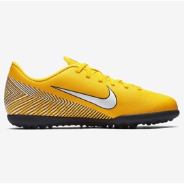 Nike Mercurial Vapor 12 Club Neymar Tf Jr AO9478-710 fodboldsko gul gul 1