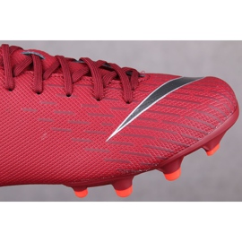 Nike Mercurial Vapor 12 Academy Gs Mg Jr AH7347-606 fodboldsko rød rød 1