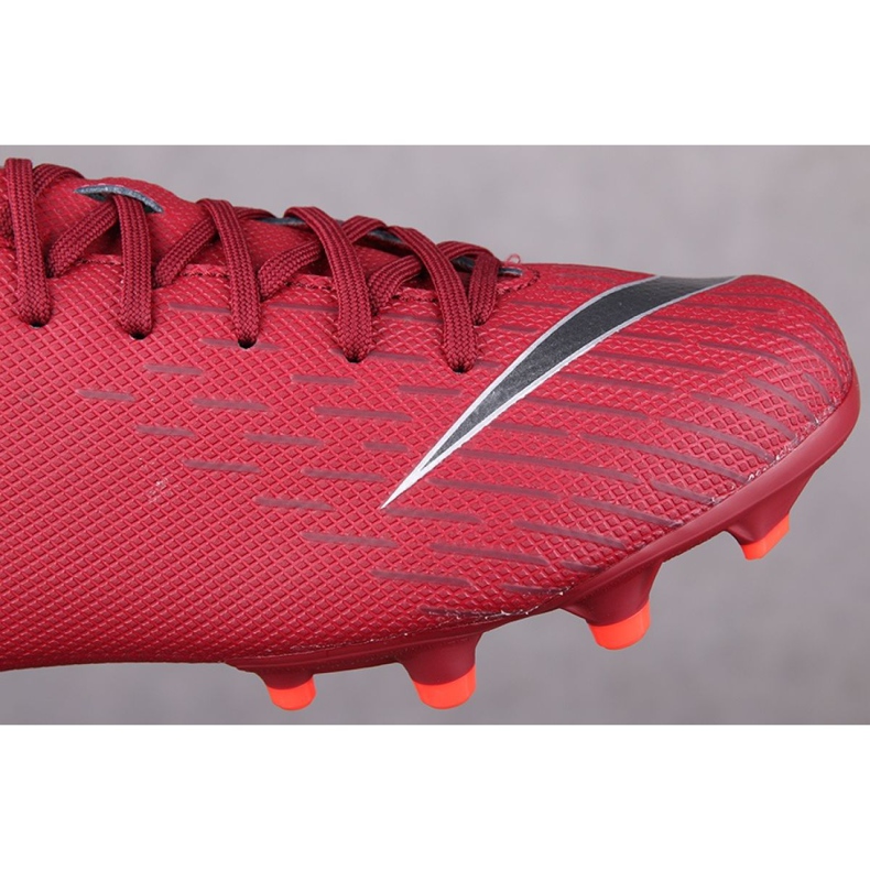 Nike Mercurial Vapor 12 Academy Gs Mg Jr AH7347-606 fodboldsko rød rød 1