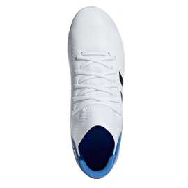 Adidas Nemeziz Messi 18.3 FxG Jr DB2364 fodboldstøvler hvid flerfarvet 2