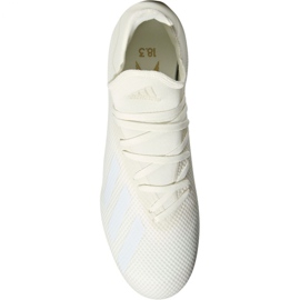 Adidas X 18.3 Fg M DB2184 fodboldstøvler flerfarvet hvid 2