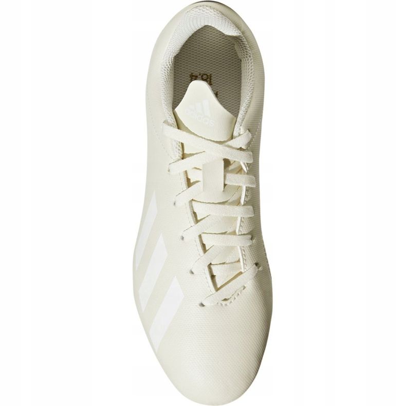 Adidas X 18.4 FxG Jr DB2421 fodboldstøvler hvid hvid 2