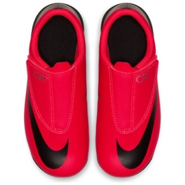 Nike Mercurial Vapor 12 Club Ps V CR7 Mg Jr AJ3096-600 flerfarvet rød 2