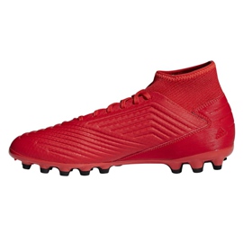 Adidas Predator 19.3 Ag M D97944 fodboldstøvler rød rød 1