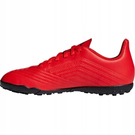Adidas Predator 19.4 Tf Jr CM8557 fodboldstøvler flerfarvet rød 1