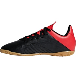Indendørs sko adidas X 18.4 I Jr B9409 sort sort 2
