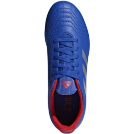 Adidas Predator 19.4 FxG Jr CM8540 fodboldstøvler blå flerfarvet 2