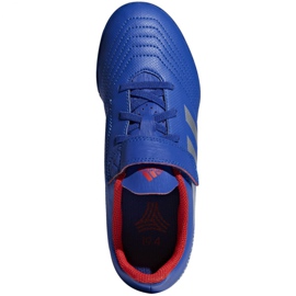 Adidas Predator 19.4 Tf Jr CM8559 fodboldstøvler blå blå 2