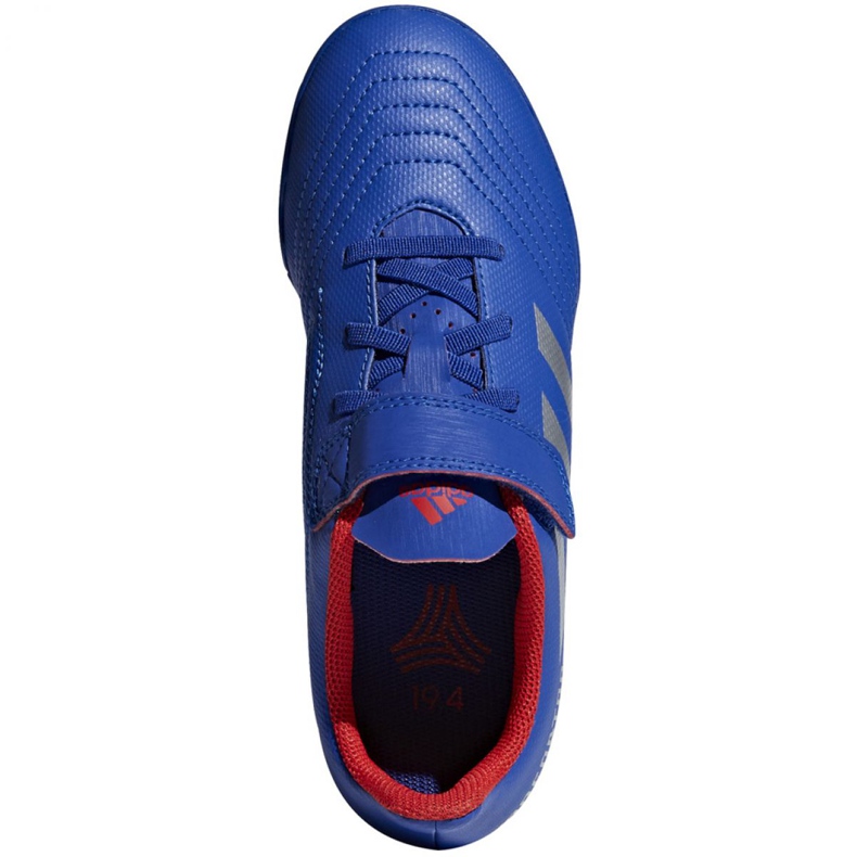 Adidas Predator 19.4 Tf Jr CM8559 fodboldstøvler blå blå 2