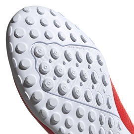 Adidas X 18.4 Tf M BB9413 fodboldstøvler flerfarvet rød 5