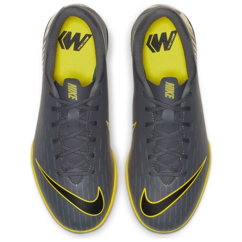 Indendørs sko Nike Mercurial VaporX 12 Academy Gs Ic Jr AJ3101-070 grå grå 2