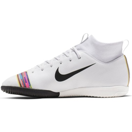 Indendørs sko Nike Mercurial Superfly X 6 Academy Ic Jr AJ3110-109 flerfarvet hvid 1