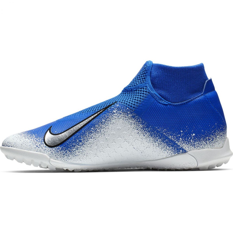 Nike Phantom Vsn Academy Df Tf M AO3269-410 fodboldsko flerfarvet blå 2