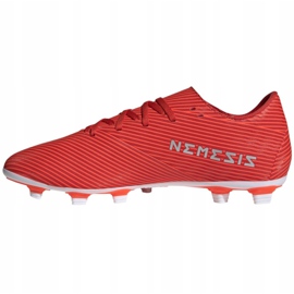 Adidas Nemeziz 19.4 FxG M F34393 fodboldstøvler rød rød 2