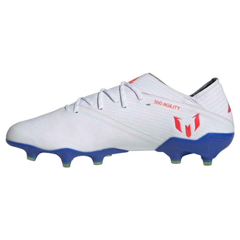 Adidas Nemeziz Messi 19.1 Fg M F34402 fodboldstøvler hvid hvid 1