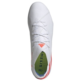 Adidas Nemeziz Messi 19.1 Fg M F34402 fodboldstøvler hvid hvid 2