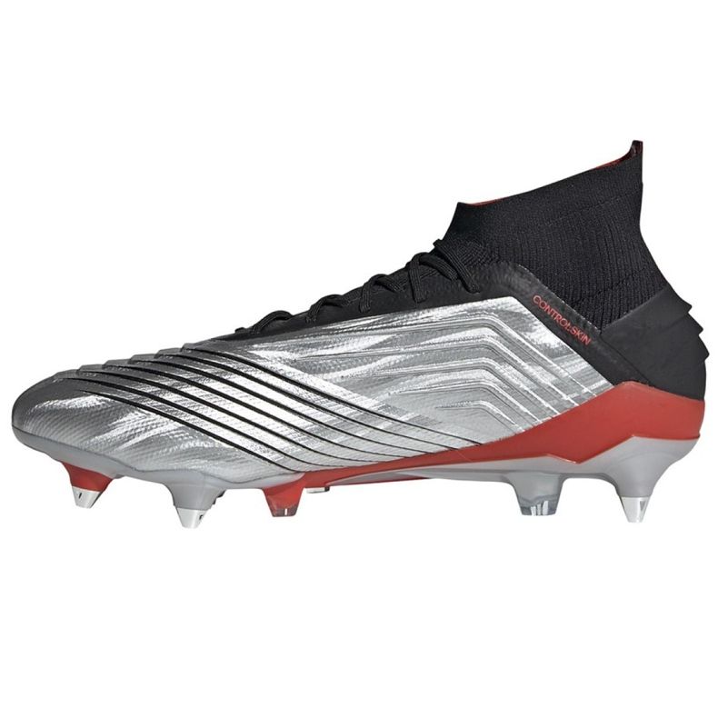 Adidas Predator 19.1 Sg M F99986 fodboldstøvler flerfarvet sølv 1