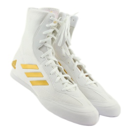 Adidas Box Hog Plus boksesko hvid 4