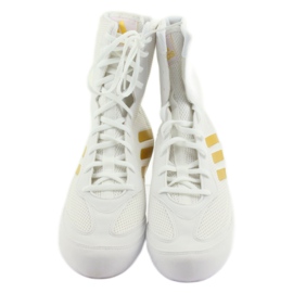 Adidas Box Hog Plus boksesko hvid 3