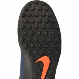 Nike HypervenomX Pro Tf M 749904-480 fodboldstøvler blå, sort, marineblå, orange marineblå 1