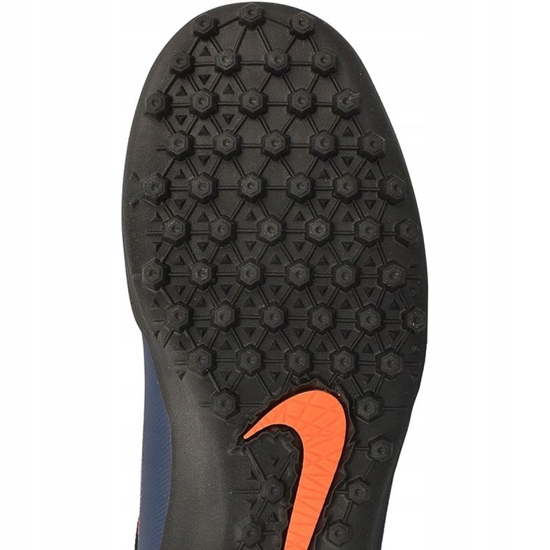 Nike HypervenomX Pro Tf M 749904-480 fodboldstøvler blå, sort, marineblå, orange marineblå 1