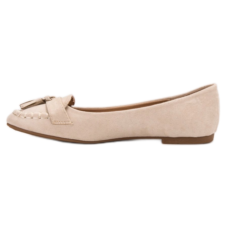 Seastar Ballerinas med frynser beige 1