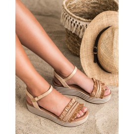 Mørke beige VICES sandaler 1