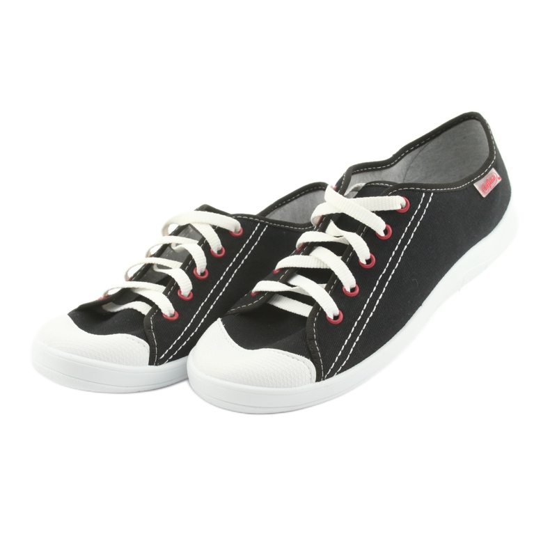 Befado ungdomssko 244Q019 hvid sort 3