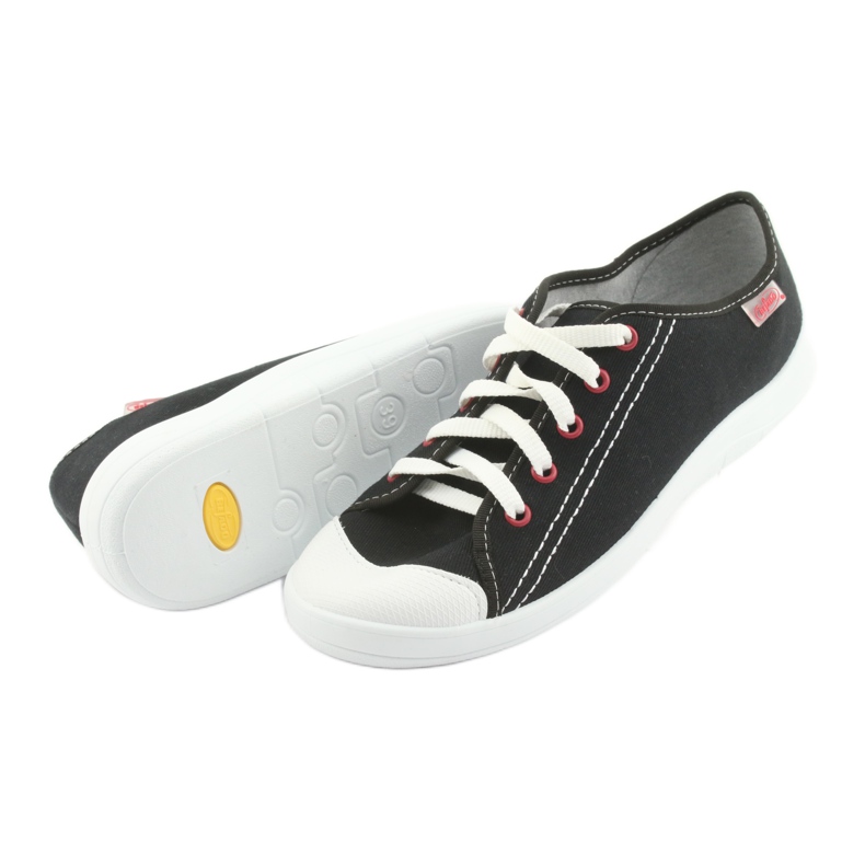 Befado ungdomssko 244Q019 hvid sort 5