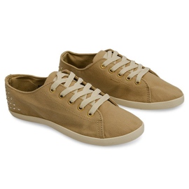 Støvletter med studs VB67 Beige 1