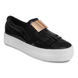 Lakerede Sneakers On Wedge S-1 Sort 2