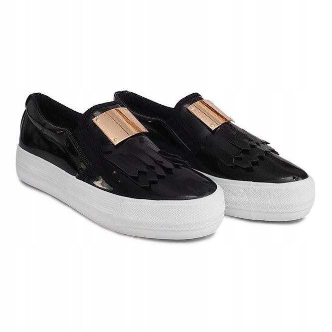 Lakerede Sneakers On Wedge S-1 Sort 1